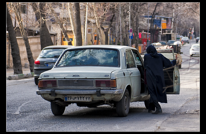 Private taxi on Bahonar str.