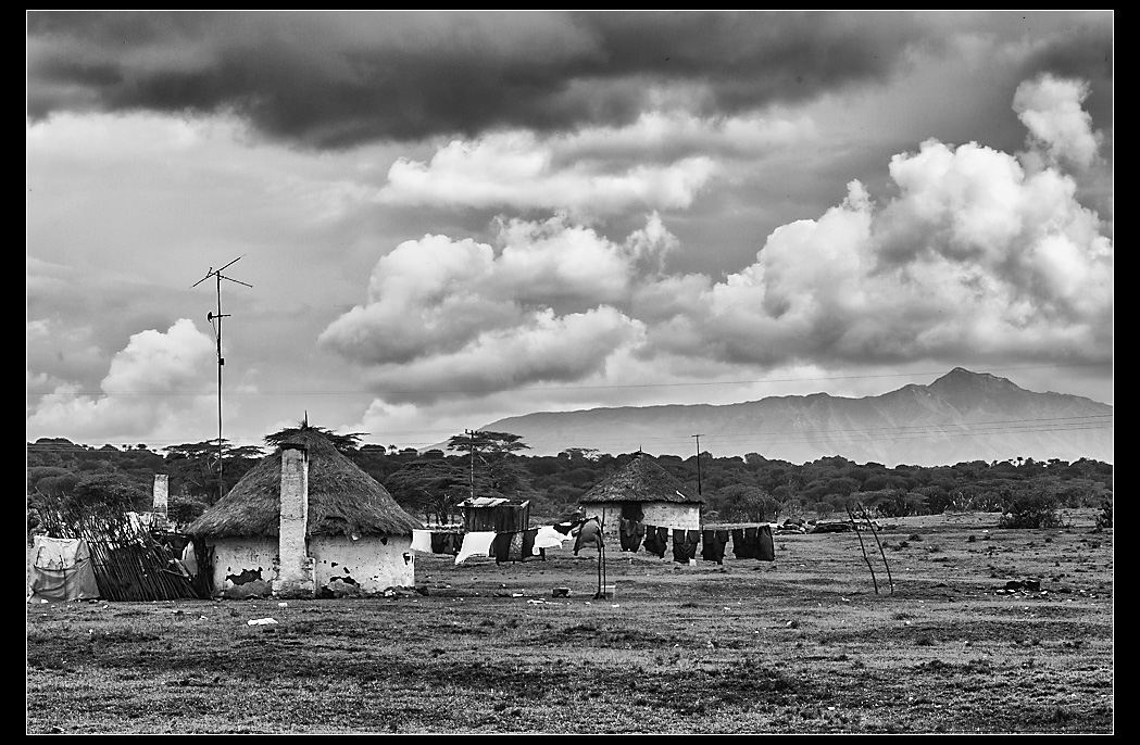 Settlement on the way to Lake Naivasha